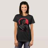 Samurai Black Warrior T-shirt (Voorkant volledig)
