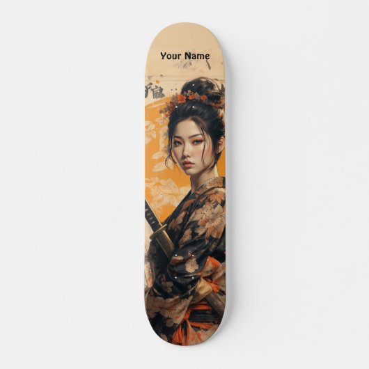 Samurai Bloom: Skateboard (Voorkant)