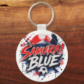 Samurai Blue - Japan nationale team bijnaam Sleutelhanger (Voorkant)