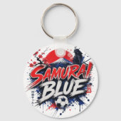 Samurai Blue - Japan nationale team bijnaam Sleutelhanger (Achterkant)