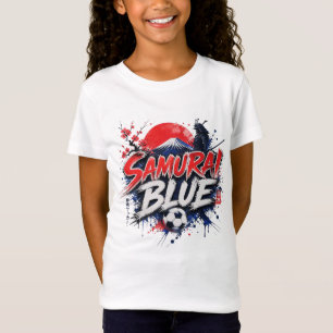 Samurai Blue - Japan Voetbalcultuur T-shirt