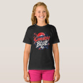 Samurai Blue - Japan Voetbalcultuur T-shirt (Voorkant volledig)