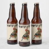 Samurai Brew bier flesetiket Etiket (Flessen)