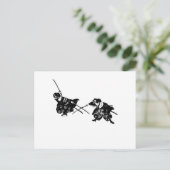 samurai briefkaart (Staand voorkant)