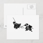samurai briefkaart (Voorkant / Achterkant)