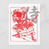 Samurai Briefkaart (Voorkant)