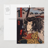 Samurai Briefkaart (Voorkant / Achterkant)