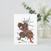 Samurai Briefkaart (Staand voorkant)