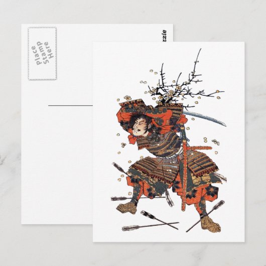 Samurai Briefkaart (Voorkant / Achterkant)