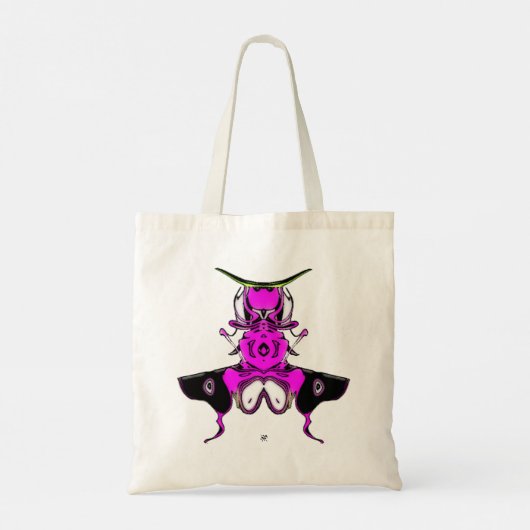 Samurai bug tote bag (Achterkant)