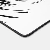 Samurai Bunny Black Ink Warrior Rabbit Bureaumat (Hoek)
