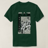 Samurai Bushido Comic Book Japans Style Illustra T-shirt (Design voorkant)