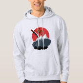 Samurai Bushido Sweatshirt - Katana & Sun Japanese (Voorkant)