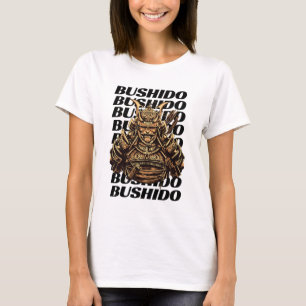 Samurai Bushido Vrouwen Wit T-shirt