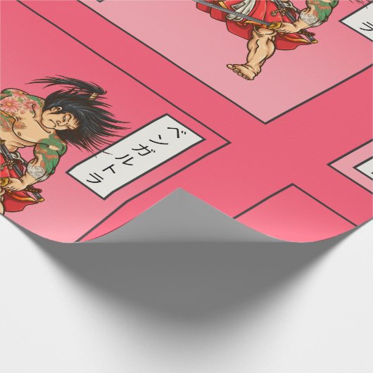 samurai cadeaupapier (Hoek)