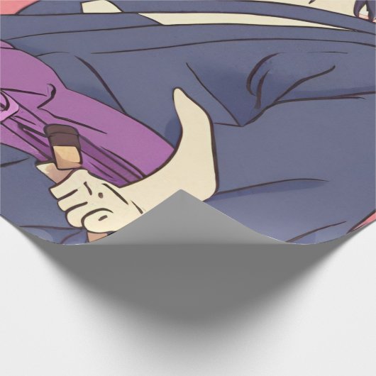 samurai cadeaupapier (Hoek)