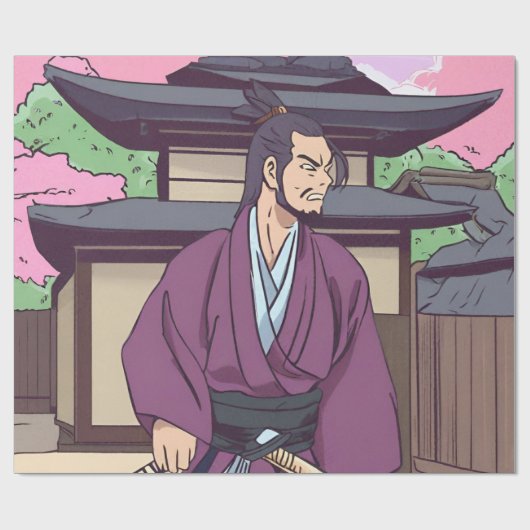 samurai cadeaupapier (Vlak)