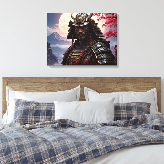 Samurai Canvas Afdruk (Insitu (Slaapkamer))