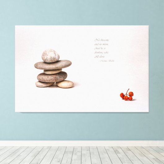 Samurai Canvas Afdruk (Insitu (Houten vloer))