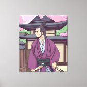 samurai canvas afdruk (Voorkant)