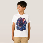 Samurai Cat en zijn Feline Companions T-shirt (Voorkant volledig)