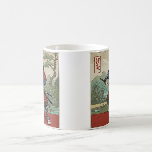 Samurai Cat Koffiemok (Center)