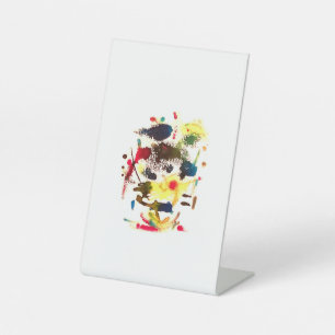 Samurai Cat-Lady Jeff Hankamer Artjunkhaus grappig Reclamebord Met Voetstuk