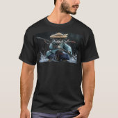 Samurai Cat, Ninja, Feline T-shirt (Voorkant)