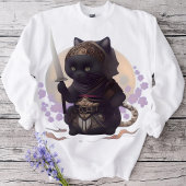 Samurai Cat Ninja T-shirt voor kattenliefhebbers