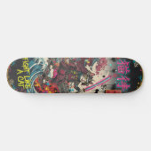 SAMURAI CAT Skateboard Art – Japanese Spirit (Horizontaal)