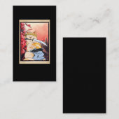 Samurai Cat Szwaarsman Ninja Kitten Japans Visitekaartje (Voorkant / Achterkant)