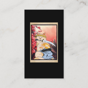 Samurai Cat Szwaarsman Ninja Kitten Japans Visitekaartje