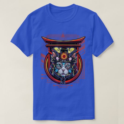 Samurai cat T-Shirt (Design voorkant)