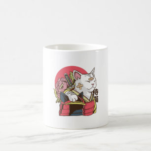 Samurai Cat - Vaporgolf Cat Koffiemok