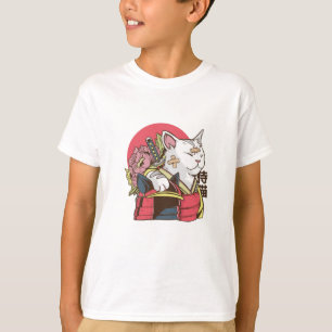 Samurai Cat - Vaporgolf Cat T-shirt