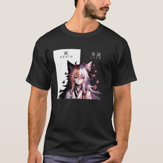  Samurai Cat Warrior Japanese Ninja Cat 3 T-shirt (Voorkant)