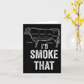 Samurai Cat Warrior Ukiyo Ink Kunstwerk Cat Samura Kaart (Gele Bloem)