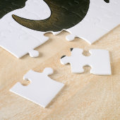 Samurai Cat with Beer & T-Rex | Retro Japanese Art Legpuzzel (Zijkant)