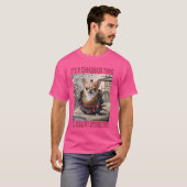 Samurai Chihuahua Thing Funny Dog T-shirt (Voorkant volledig)