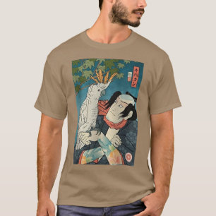 Samurai Cockato Parrot Ukiyoe Samurai T-shirt
