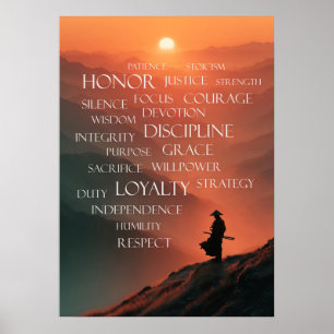 Samurai Code: De Bushido Weg Poster