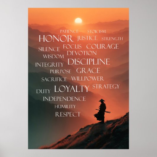 Samurai Code: De Bushido Weg Poster (Voorkant)