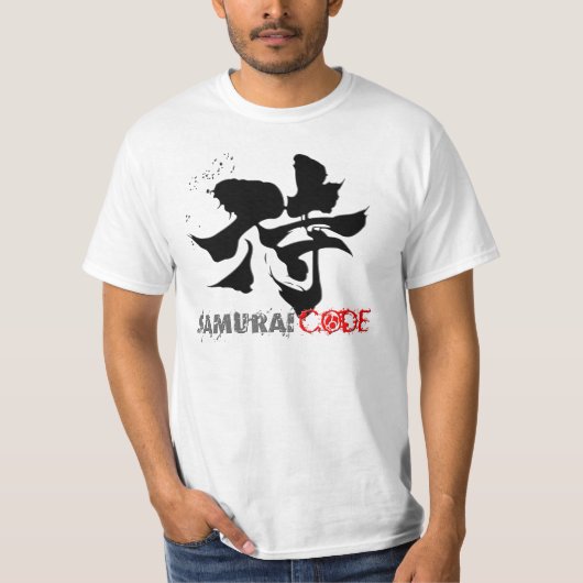 Samurai Code "De erecode" T-shirt (Voorkant)