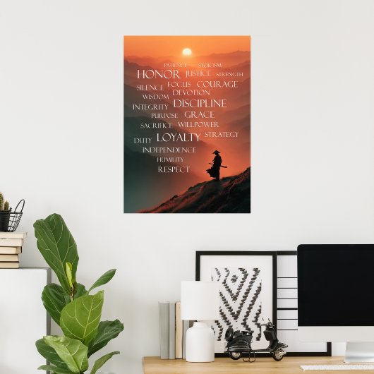 Samurai Code: The Bushido Way Poster (Thuiskantoor)