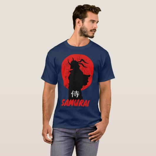 Samurai Courage Loyalty Honour T-shirt (Voorkant volledig)