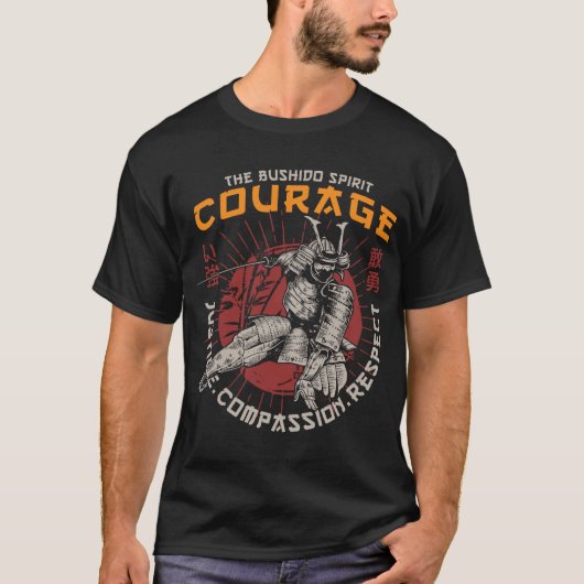 Samurai Courage T-shirt (Voorkant)