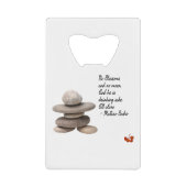 Samurai Creditkaart Flessenopener (Voorkant)