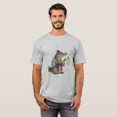 Samurai Crocodile Warrior T-shirt (Voorkant volledig)