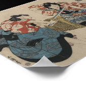 Samurai Crossing Swords circa 1825 Poster (Hoek)