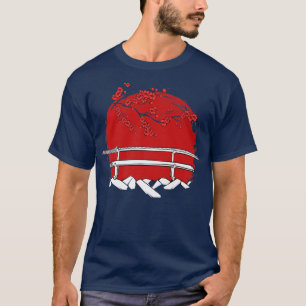  Samurai Culture Scenery Sakura Ch T-shirt